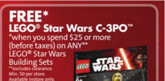 Toys R Us Canada – Free C-3PO