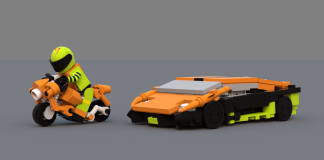 Motorcycle vs Aventador