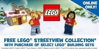Toys ‘R’ Us Canada: Free LEGO Streetview collection with purchase