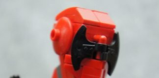 Deadpool depicted in LEGO