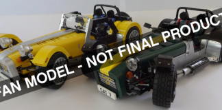LEGO Ideas 21307 – Caterham Seven 620R leaked Caterham Super 7 LEGO Model