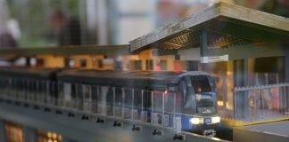 New LaFarge Lake Skytrain Station Built Using LEGO