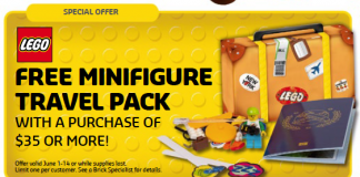 June 2017 LEGO Brand Store Calendar details