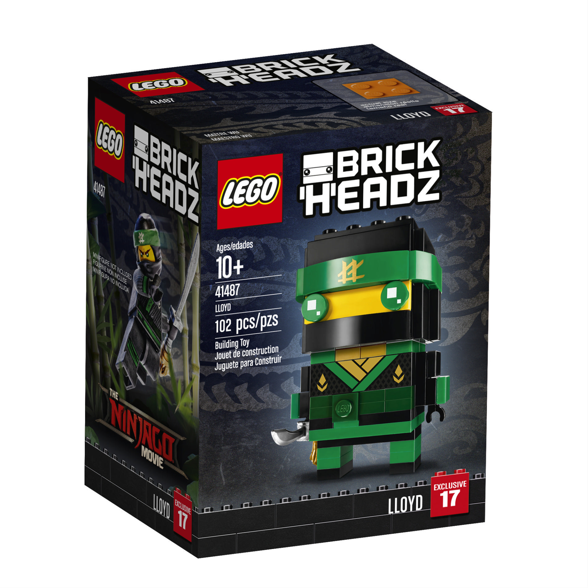 Lego Ninjago Toys Brains 2 Exclusive R UsBrick Brickheadz Movie At 4jqS5RA3Lc