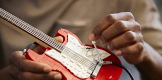 Turn Your Amp to 11 With LEGO Ideas Fender Stratocaster set