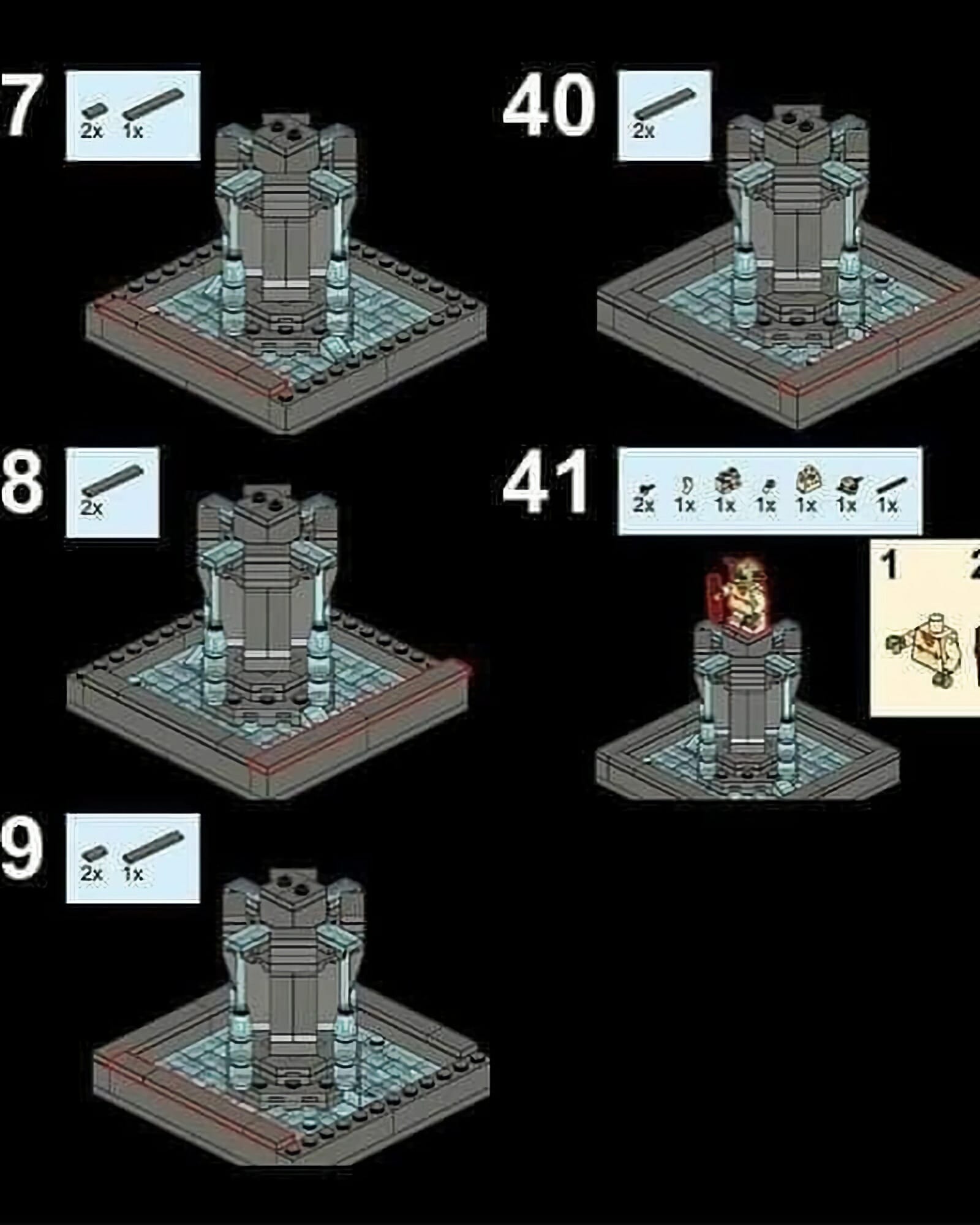Lucasfilm Yoda Fountain Building Instructions Brick Brains