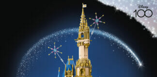 Building 100 Years of Wonder! Artist Lakwena Maciver Unveils Giant LEGO | Disney Mural in London