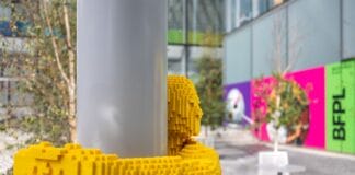 Embracing Art in LEGO Form: Hugman Figures Invade Downtown Calgary