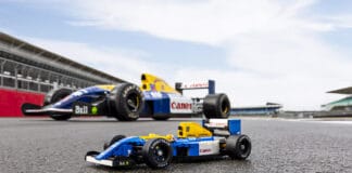 LEGO® Icons Williams Racing FW14B & Nigel Mansell hits the track LEGO Icons Williams Racing Sets announced