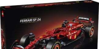 Introducing the Red LEGO® Technic™ Ferrari SF-24 F1® Car