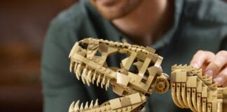 New 2025 LEGO Jurassic World T. rex Model Brings Prehistoric Power to Your Collection! LEGO Jurassic World T. rex Model Head closeup