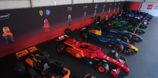 Life-Size LEGO Formula 1 Cars Stun at the Miami Grand Prix! life-size LEGO Formula 1 cars