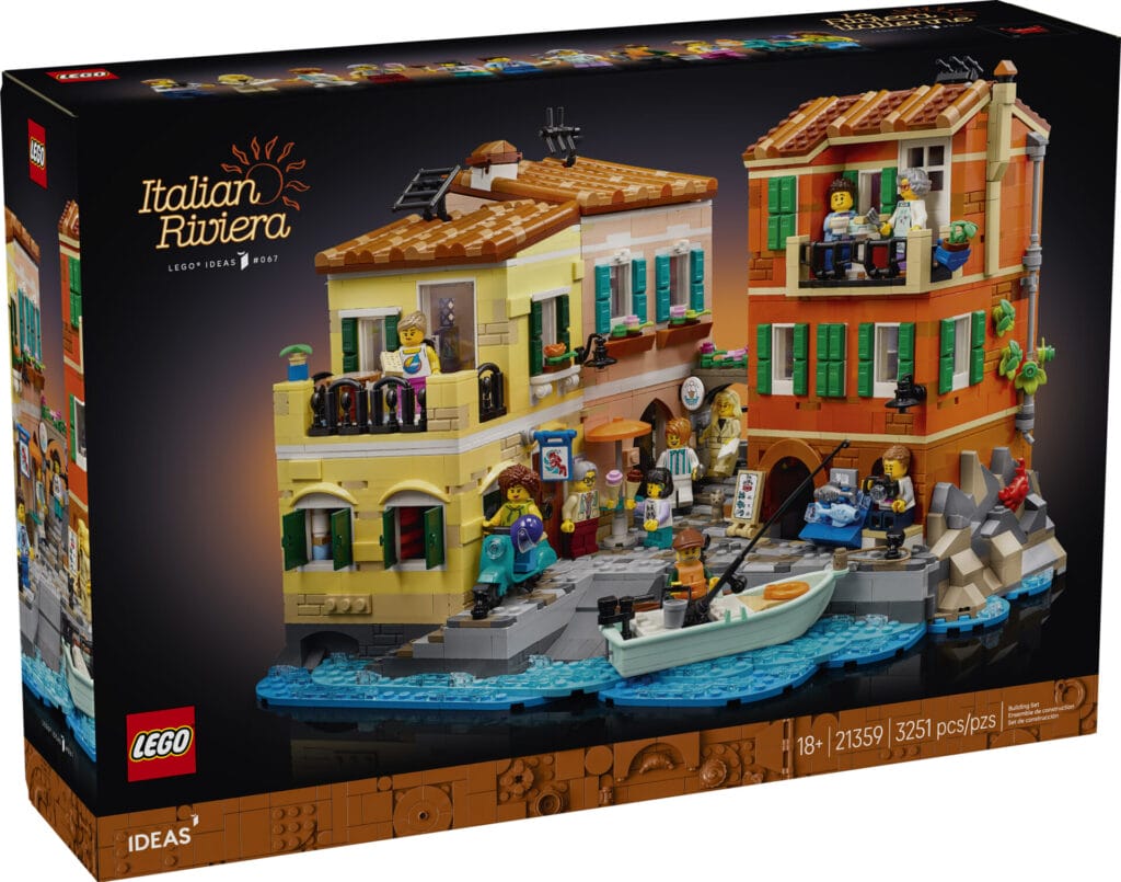 LEGO Ideas Italian Riviera Architecture Set Captures Coastal Charm in Bricks 2 21359 Box1 v39