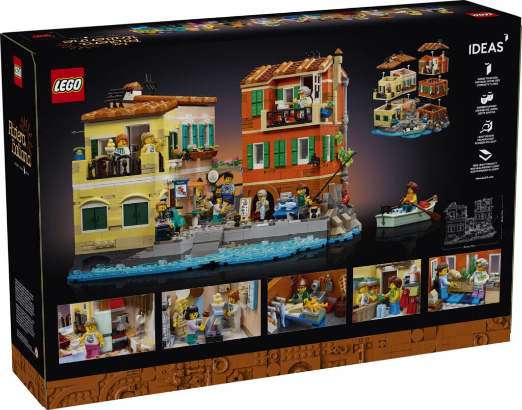 LEGO Ideas Italian Riviera Architecture Set Captures Coastal Charm in Bricks 12 21359 Box5 v39