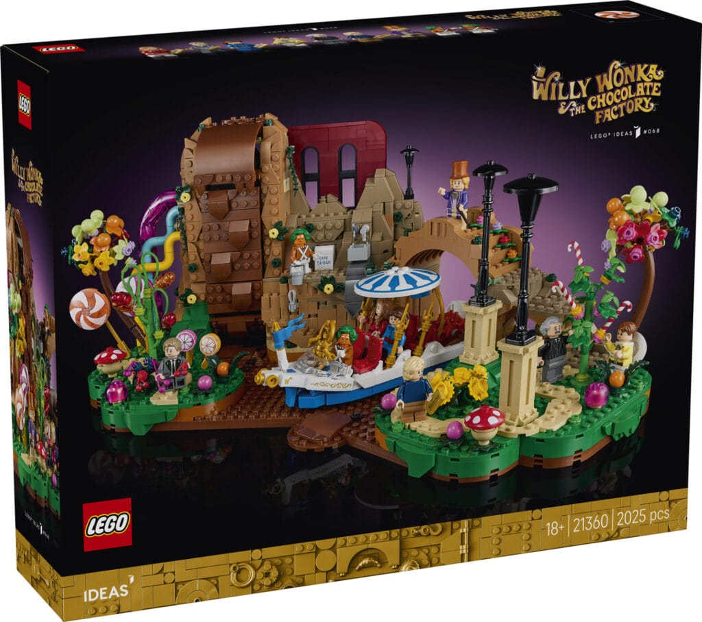 LEGO Ideas Willy Wonka & the Chocolate Factory Set Brings Pure Imagination to Life 2 21360 Box1 v29