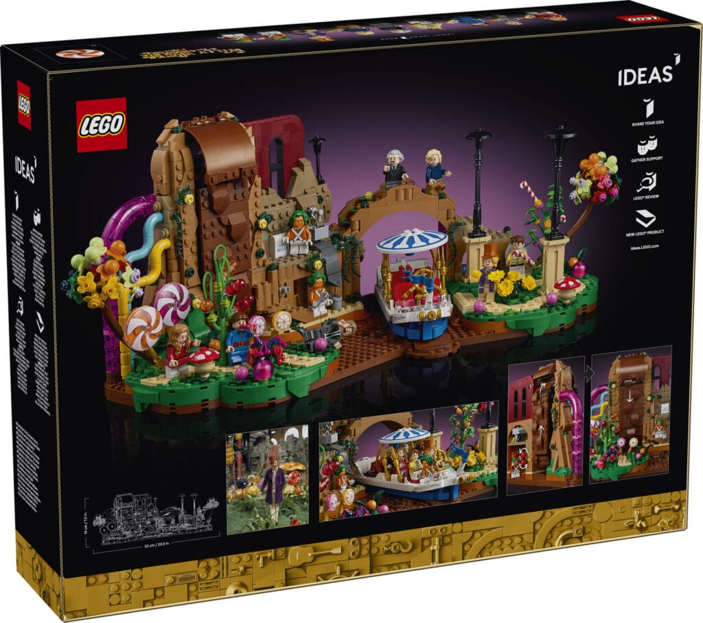 LEGO Ideas Willy Wonka & the Chocolate Factory Set Brings Pure Imagination to Life 13 21360 Box5 v29