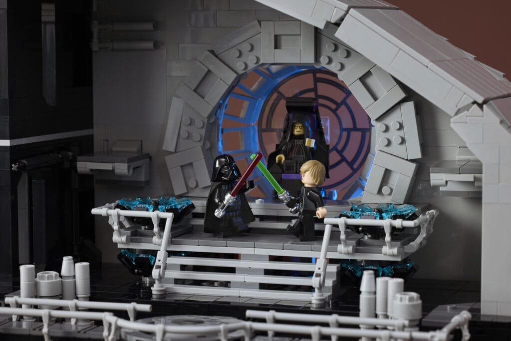 LEGO Ultimate Collector Series Death Star Brings the Battle Station to Life 5 75419 Lifestyle Build 05