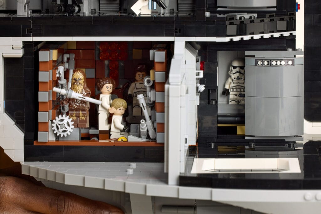 LEGO Ultimate Collector Series Death Star Brings the Battle Station to Life 8 75419 Lifestyle Build 08
