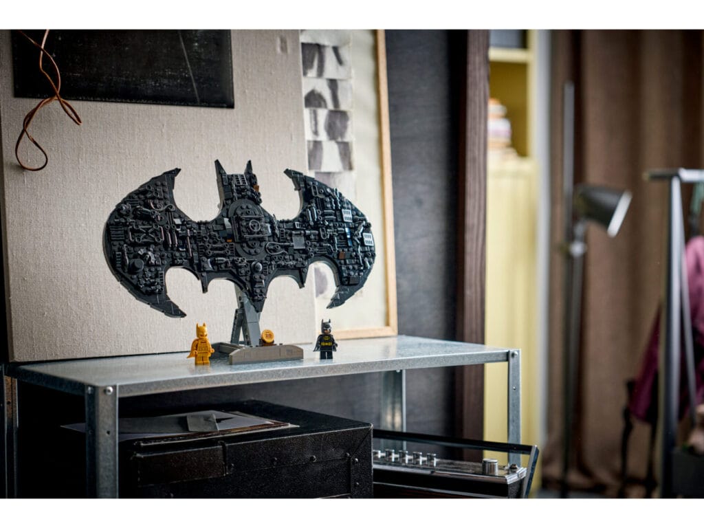 New LEGO Batman Collection Drops March 2026: Which Batmobile Will You Build First? 1 LEGO Set 76330 Batman Logo on a table, leads the new LEGO Batman collection