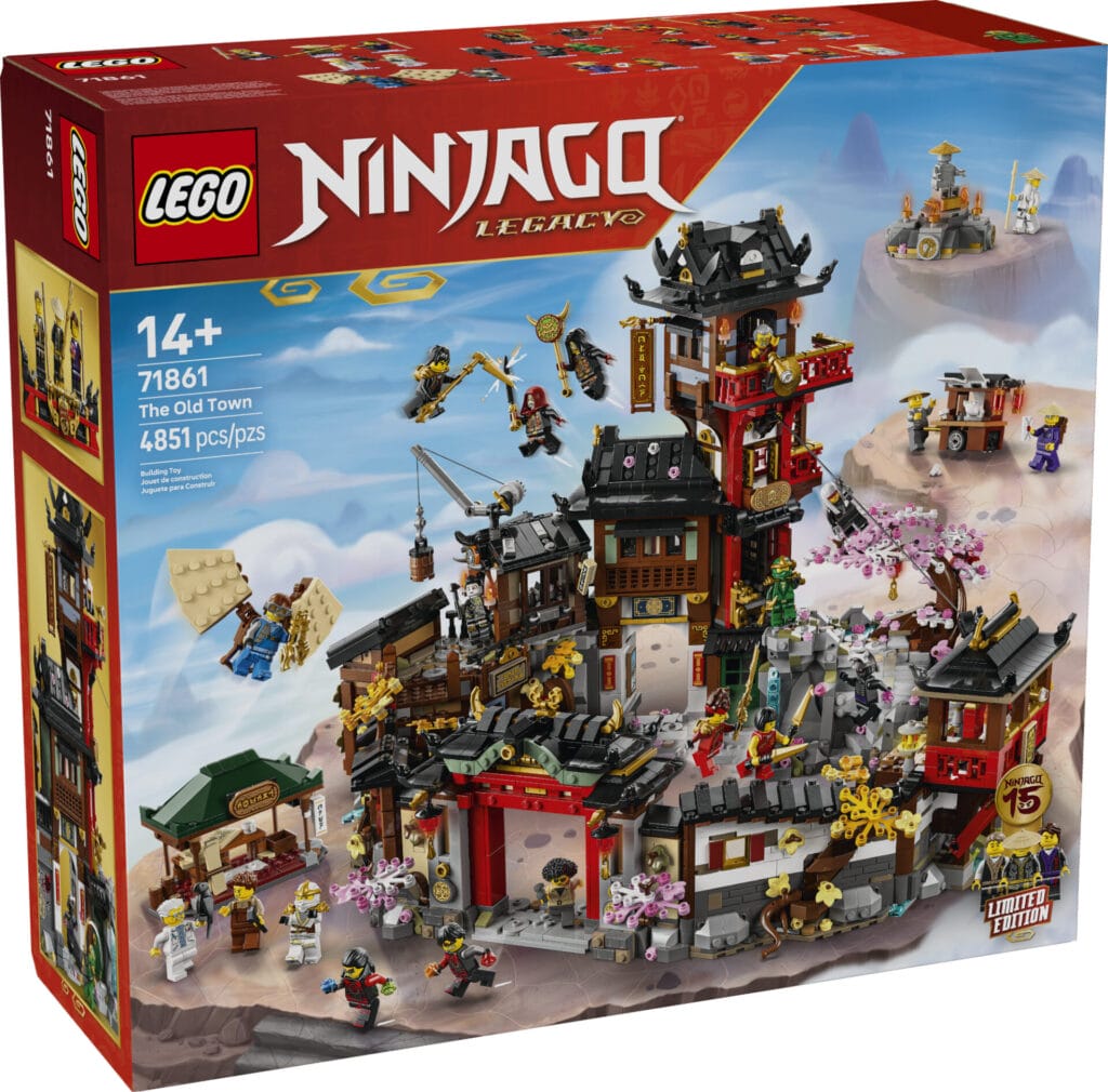 LEGO NINJAGO Old Town Set Celebrates 15 Years with Record-Breaking 23 Minifigures 2 71861 Box1 v39