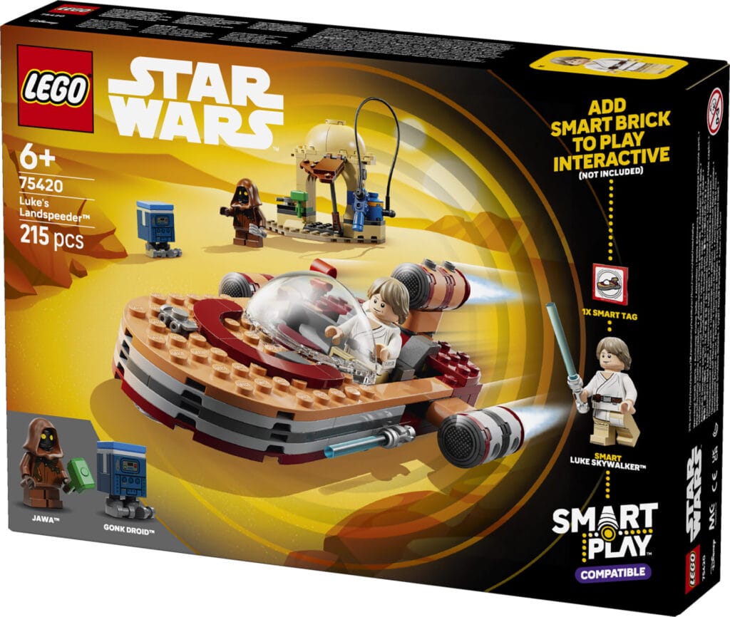LEGO Star Wars SMART Play Expands with 5 New Sets at Nuremberg Toy Fair 10 LEGO Star Wars SMART Play: Luke's Landspeeder set 75420