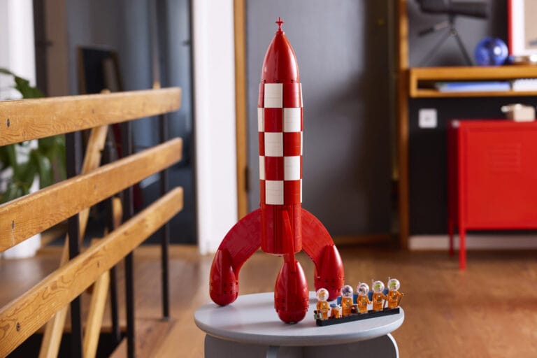 LEGO Tintin Moon Rocket Brings Hergé’s Classic Adventure to Bricks for the First Time