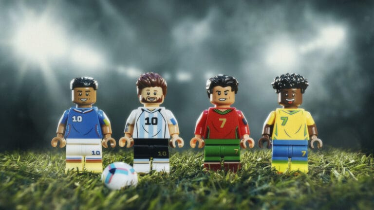 LEGO Editions Football Sets Celebrate Messi, Ronaldo, Mbappé and Vini Jr. Ahead of the World Cup