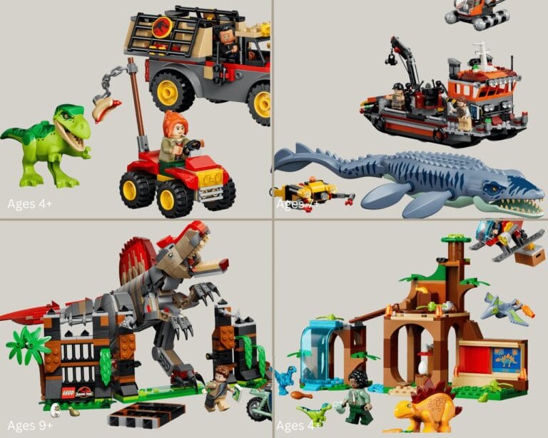 LEGO Jurassic World New Sets Include a Stunning Jurassic Park Jeep and Triceratops Fossil